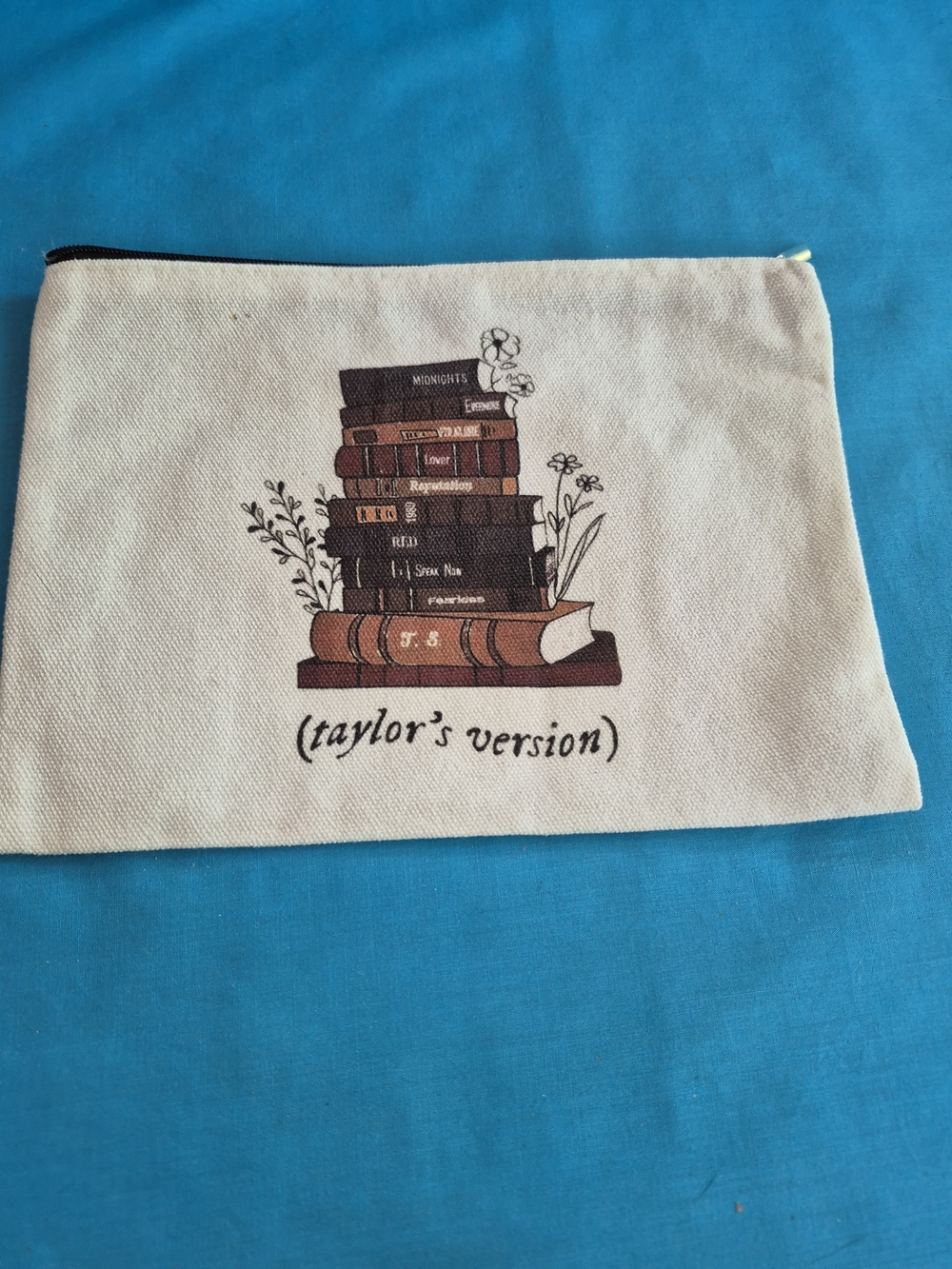 Taylor Swift Make Up Accessories Zipper Bag Taylors Version 6.5”x9” Souvenir